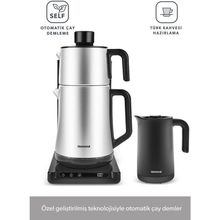 Homend Smart Royaltea Plus 1781H 2in1 Inox Çay ve Türk Kahve Makinesi