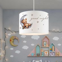 Homing AYD-3081 Kids Sevimli Ayıcık Kumaş Baskılı 28'li Çocuk Odası Avize