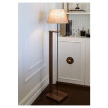 Homing Ayd-3128 Jüt Pi Ahşap Gövdeli Jüt Kumaş Başlıklı Lambader