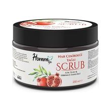 Homm Life Nar Çekirdeği Yağlı Göl Tuzu ve Hibiskus Tanecikli 250 ml Peeling