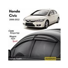 Honda Civic 2006-2012 Mugen Cam Rüzgarlığı
