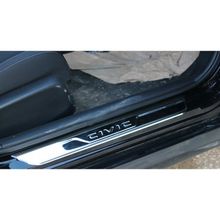 Honda Civic FD6 2006-2011 4 Parça P.Çelik Kapı Eşiği