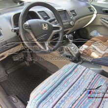 Honda Civic Sedan 2006-2012 3D Havuzlu Araca Özel Paspas Takımı