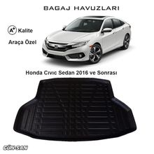 Honda Civic Sedan 2016 Ve Sonrası 3d Bagaj Havuzu