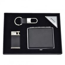 Honest Tabaka Anahtarlık Set Siyah Çakmak