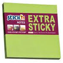 Hopax Extra 90 YP 76x76 Neon Yeşil Stıckn Yapışkanlı Not Kağıdı