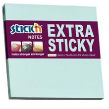 Hopax Extra 90 YP 76x76 Pastel Mavi Stıckn Yapışkanlı Not Kağıdı