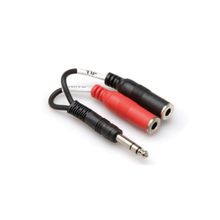 Hosa 1/4 inç TRS M Dual 1/4 inç TSF F Stereo Breakout kablo