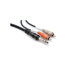 Hosa 1/4 inç TRS M - Dual RCA M 2 mt Insert Kablo