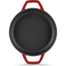 Hosse Kırmızı 22 CM Çift Kulplu Sahan