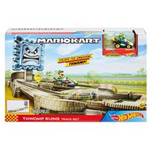Hot Wheels GCP26-GFY46 Thwomp Ruins Mario Kart Çılgın Yaratıklar Oyun Seti