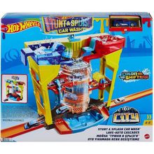 Hot Wheels GRW37 Oto Yıkamada Renk Değiştirme Oyun Set