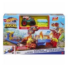 Hot Wheels HFB12 Monster Trucks Patlama İstasyonu Oyun Seti