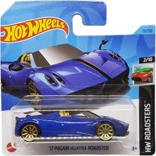 Hot Wheels HKK08 17 Pagani Huayra Roadster Koyu Mavi Oyuncak Araba
