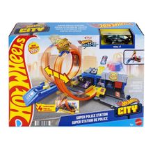 Hot Wheels JBM71 Polis İstasyonu Oyun Seti