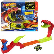 Hot Wheels JJN44 Monster Trucks Snake Bite Güç Darbesi Oyun Seti