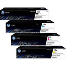 HP 117A W2070A-W2071A-W2072A-W2073A 150a Orjinal Toner 4'lü Set