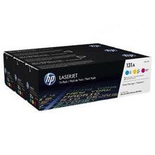 HP 131A U0SL1AM 3 Lü Paket Mavi Kırmızı Sarı Toner