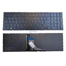 HP 15-da1009nt 6AT68EA Uyumlu Işıklı Siyah TR Laptop Klavye