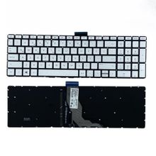 HP 17-bs005nt 3CD06EA Uyumlu Laptop Klavye Işıklı Gümüş TR