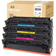 HP 203A M254/M280/M281 CF540A Tüm Renkler Muadil Toner Seti