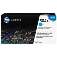 HP 504A-CE251A Mavi Toner