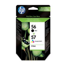 HP 56-57 Siyah Renkli Mürekkep Kartuşu