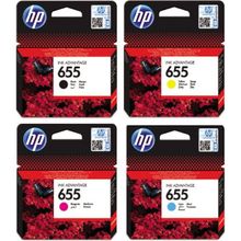 HP 655 4'lü Orjinal Kartuş Seti