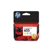 HP 655 Sarı CZ112AE Kartuş