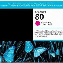 HP 80 C4822A Kırmızı Kafası ve Kafa Temizleyici