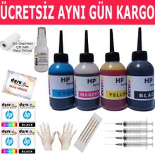 HP 934C 935C 940C 4x100 ml Uyumlu Kartuş Mürekkep Dolum Seti