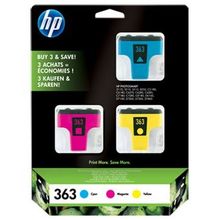 HP CB333EE 363 3 Renk Multipack Cyan-Magenta-Yellow Mavi-Kırmızı-Sarı Kartuş
