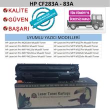 HP CE283A HP Lasarjet M125A M125NW M125RNW Uyumlu Toner