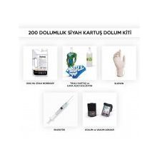 HP CN557A 200 Dolumluk Siyah Uyumlu Kartuş Dolum Seti