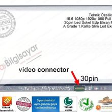 Hp Pavilion 15-AU113NT 15.6 Slim Led 30 Pin Uyumlu Lcd Ekran Panel