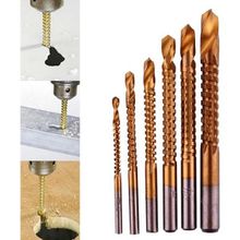 Hss Profisher Titanyum Kaplı 4/5/6/7/8 mm 6'lı Set Havşa Matkap Ucu