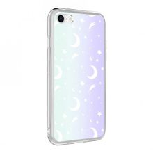 HTstore Apple iPhone 8 Zore M-Blue Desenli Kapak Kılıf