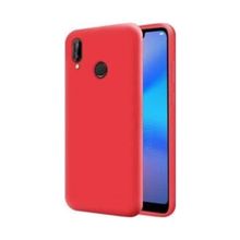 Huawei P20 Lite Kırmızı Uyumlu Silikon Kılıf