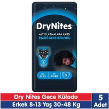 Huggies Drynites Erkek 8-13 Yaş 30-48 kg 9x5 45 Adet Emici Gece Külodu