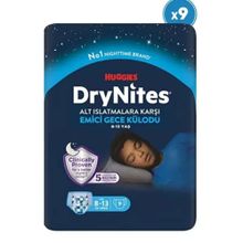 Huggies Drynites Erkek 8-13 Yaş 9 Paket 81 Adet Gece Külodu