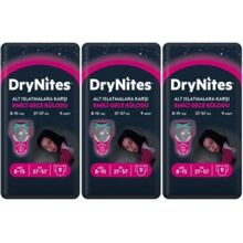Huggies Drynites Kız 8-15 Yaş 27-57 kg 27 Adet Gece Külot Bezi