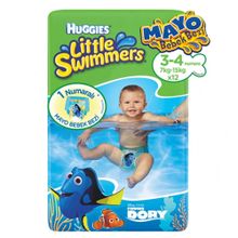 Huggies Little Swimmers 3-4 Numara 7-15 kg 12 Adet Mayo Bebek Bezi
