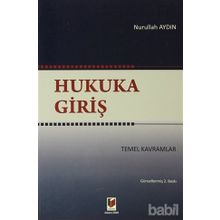 HUKUKA GİRİŞ - NURULLAH AYDIN