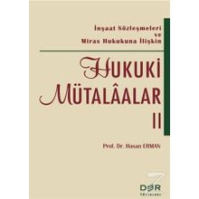 Hukuki Mütalaalar 2 - Hasan Erman