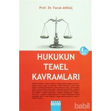 HUKUKUN TEMEL KAVRAMLARI - FARUK ANDAÇ