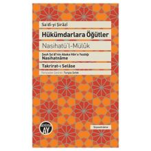 Hükümdarlara Öğütler - Seyh Sadi i Sirazi