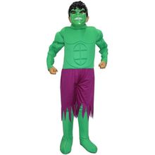 Hulk Kostümü Kaslı Lüks