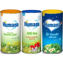 Humana Kimyonlu Rezene + Still Tee + İyi Geceler 3x200 gr Anne Bebek Çayı