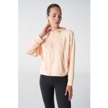 Hummel 921795-2518 Hmllayla Zip Hoodie Pembe Kadın Sweatshirt