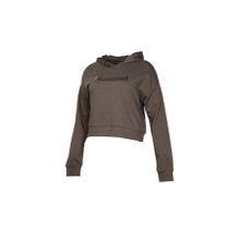 Hummel Rayce Haki Kadın Baskılı Kapüşonlu Sweatshirt